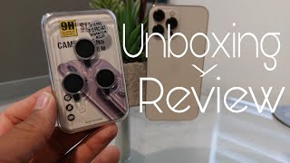 Protector De Cámara Iphone 13 Pro Max Unboxing y Review [upl. by Htedirem]