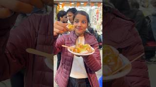 Pani puri competition😱 Delhi Vs Udaipur Pani Puri Challenge 😱 Street Pani Puri Challenge shorts [upl. by Lahcym699]