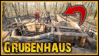 Grubenhaus  Es reicht uns 😨 E07  Bushcraft Camp Shelter Survival [upl. by Adorne110]