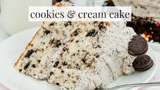 Cookies and Cream Cake [upl. by Eilema]