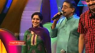 Singer Sujatha Mohan and her husband Mohan singing live [upl. by Naehgem]