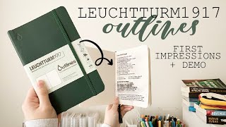 NEW Leuchtturm1917 Outlines  1st Impressions Initial Review [upl. by Billie520]