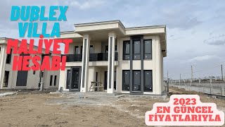 Dublex Villa Maliyeti Müstakil ev yapımı Arsalı ev  Betonarme  Depreme dayanıklı ev Concrete [upl. by Bryan]