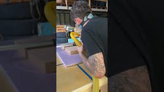 Video 2 of 3 working on the maple and cherry table See my channel for more woodworking hardwood [upl. by Matthaeus]