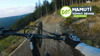 Mamuti Black Trail  Dolni Morava Bike Park POV [upl. by Arria]