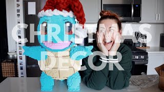 Christmas Decor  Vlogmas Day 8 [upl. by Lemmueu580]