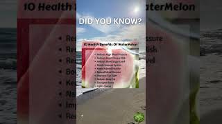 Health Benefits of Watermelon [upl. by Etnaled]