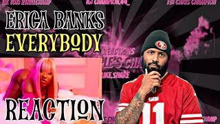 ERICA ON YALL NECK ALL 2024 Erica BanksEverybody Remix  REACTION [upl. by Nnayelhsa]