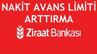 Ziraat Bankası Nakit Avans Limiti Arttırma Nasıl Yapılır [upl. by Julius]