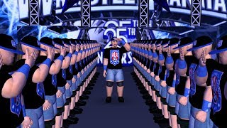 John Cena makes his WrestleMania 25 entrance WR3D 20 by HHH [upl. by Jamnis]