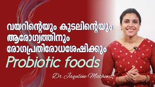 Probiotic foods  കുടലിൽ നല്ല ബാക്ടീരിയ ഉണ്ടാകാൻ സഹായിക്കുന്ന ആഹാരങ്ങൾ  Dr Jaquline Mathews BAMS [upl. by Eiruam343]