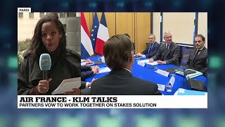 Air FranceKLM talks partners vow to work together on stakes solution [upl. by Ethelinda684]