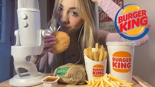 ASMR Eating a Burger King Feast [upl. by Fira318]