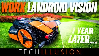 🔥STILL A GOOD CHOICE in 2024🧐 Longterm test WORX LANDROID VISION Robotic lawnmower After 1 year😱 [upl. by Klina]