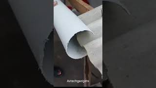 Asbestos tile rain collection skills sharing tech avtechgadgets gadgets ytshorts [upl. by Bronez]