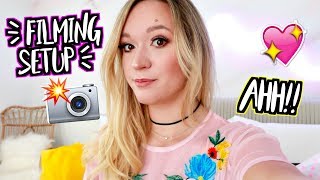 NEW FILMING SETUP AlishaMarieVlogs [upl. by Jacquenetta]