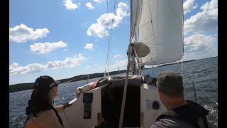 Sailing in Finland Just sailing Ohlson 29 [upl. by Arima]