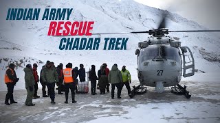 Chadar Trek  Part 04  Final  Rescue By Indian Army  HD  हिंदी [upl. by Anaeg]