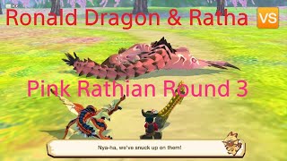 MONSTER HUNTER STORIESRonald Dragon amp Ratha 🆚 Pink Rathian Round 3 🐉🇺🇲💪🏽 [upl. by Molton708]