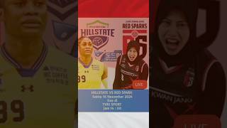 JADWAL HARI INI VLEAGUE KOREA RED SPARK VS NYUNDAI HILLSTATE 2024 [upl. by Leffen]