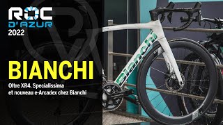 Oltre XR4 Specialissima et nouveau eArcadex chez Bianchi [upl. by Olaf]