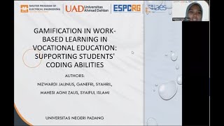 Gamification in WorkBased Learning in Vocational Education to support Students coding abilities [upl. by Sherourd]