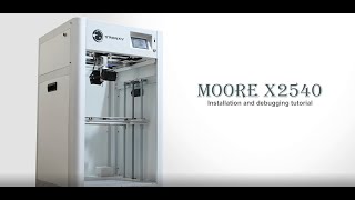 Tronxy Moore X2540 Fully Assembled Clay 3D Printer Print Size 250x250x400mm [upl. by Laekcim]