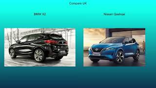 2022 BMW X2 vs 2021 Nissan Qashqai  Technical Data Comparison [upl. by Deragon]