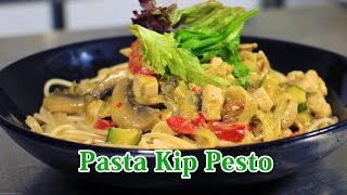 Recept Pasta kip pesto  Koken met Mo Academy [upl. by Kress]