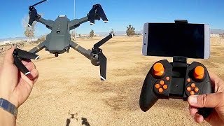 ATTOP XT 1 Folding FPV Drone Flight Test Review [upl. by Josie]