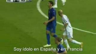 Zidane vs Materazzi Dialogo subtitulos español [upl. by Atiraj]