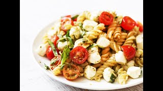 Caprese Pasta Salad Recipe  Pip and Ebby [upl. by Gemperle]