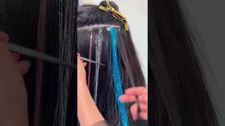 Hair Tinsel Tutorial ✨✨ [upl. by Yelekalb484]