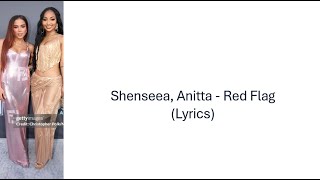 Shenseea Anitta  Red Flag Lyrics [upl. by Ailecara]