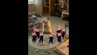 🐹✨ When Magic Goes Wrong Hamster Summons Dancing Chaos 💃🪄 funnyhamsters magic vfxshorts [upl. by Nhguavaj191]