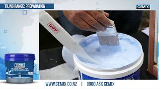 Cemix Tiling Range Part 1  Preparation [upl. by Aivartal]