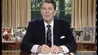 President Ronald Reagans Speech on the Challenger Space Shuttle Disaster January 281986 [upl. by Aldous957]