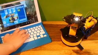 Robotic Arm with USB PC Interface exclusive to Maplin [upl. by Amberly]