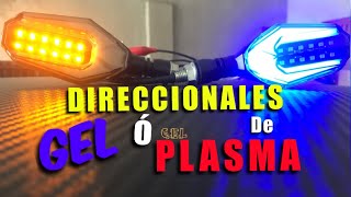 Como Instalar DIRECCIONALES LED DE GEL O PLASMA PARA MOTOCICLETAS  MERCADO LIBRE JAZO BIKER [upl. by Aiket613]