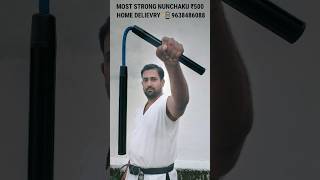 HAMARA SABSE MAZBUT NUNCHAKU  MOST STRONG NUNCHAKU INDIA  nunchaku karate karatesir [upl. by Lemmueu103]