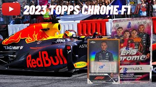 Formula 1 Topps Chrome Box Break  AUTO hit [upl. by Tatia]