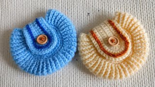 Amazing Beautiful coin purse 👜 very easy tutorial step by step for beginners mgCrochetStudio [upl. by Idorb]