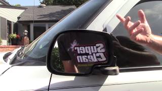 Tips To Removing Stickers From Car Glass amp Mirrors [upl. by Alodee]