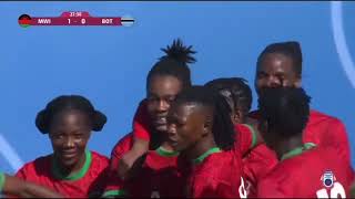 HIGHLIGHTS  Malawi vs Botswana  2024 COSAFA Women’s Championship HCWC2024  Group B [upl. by Hastie]