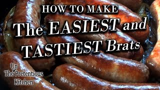 The Best Way To Cook Brats Hint it’s NOT by grilling CABINAIRBNB MEALS [upl. by Niamrej329]