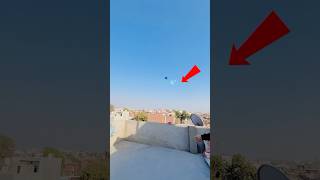 KITE FIGHTING SCAM triple kar Ke Patang kaat di 🥹kiteflying vaibhavsainivlogs shorts ￼ [upl. by Charissa380]