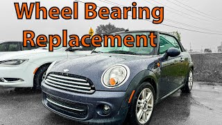 Mini cooper Grinding Noise Wheel Bearing Replacement 072013 [upl. by Iggy]