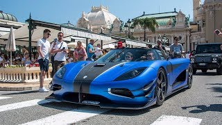 Supercars in Monaco Top Marques 2018 VOL 1  P1 Murciélago SV Carrera GT One1 and more [upl. by Ennairam481]