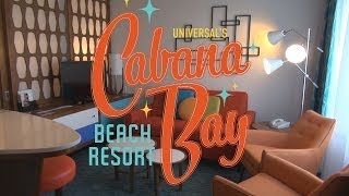 Cabana Bay Beach Resort FAMILY SUITE overview  Universal Studios Florida [upl. by Cronin712]