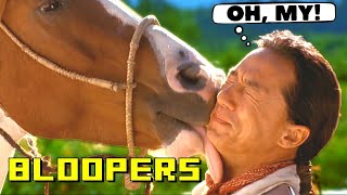 JACKIE CHAN BLOOPERS COMPILATION  Part 2  Tuxedo Rush Hour Shanghai Noon Skiptrace ect [upl. by Aznofla399]